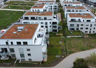 7 Mehrfamilienhäuser in Korntal, Ansicht von Westen