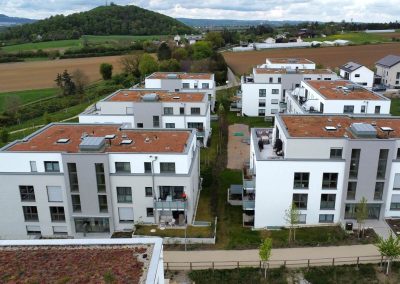 7 Mehrfamilienhäuser in Korntal, Ansicht von Osten