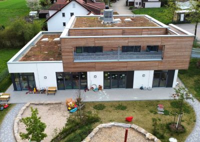 Kindertagesstätte in Wiernsheim- Serres, Ansicht von oben